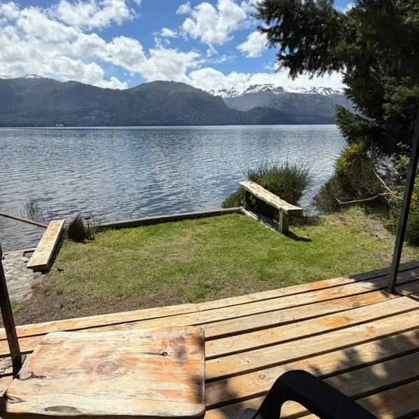 El Lago Traful desde el deck